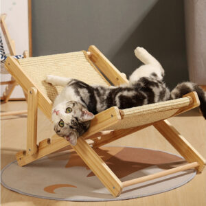 Cama P/ Gatos Sisal e Madeira